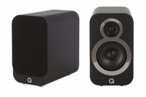 Q Acoustics 3010i Compact Bookshelf Speakers – Carbon Black
